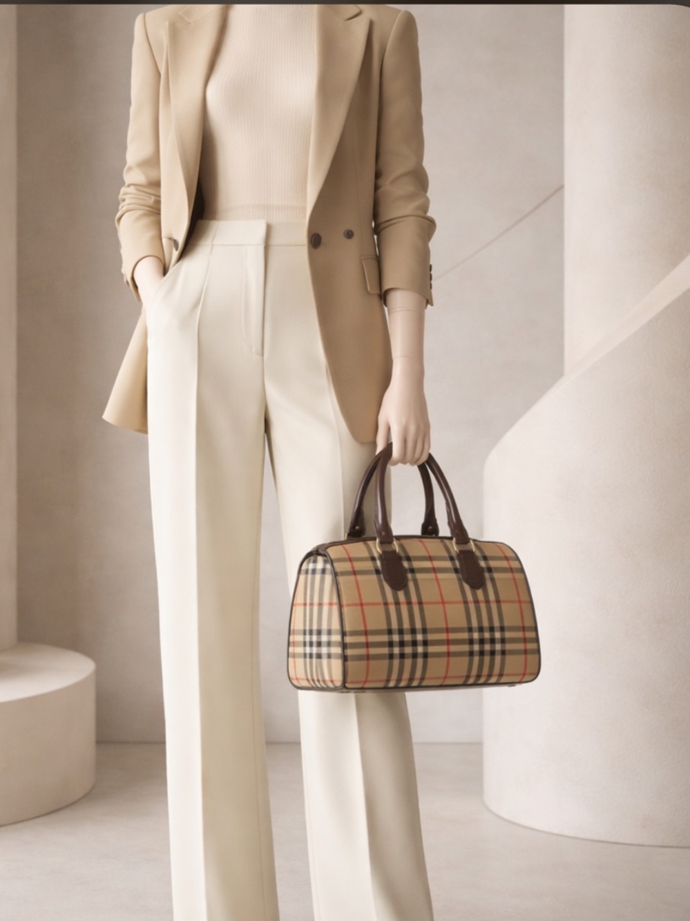 Burberry Boston Medium Size. - Picture 15 of 17